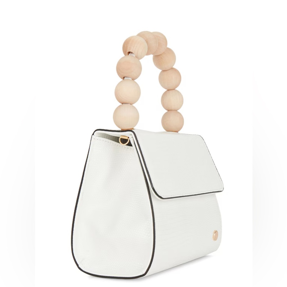 Olga Berg Wood Handle Bag